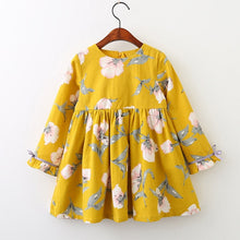 Load image into Gallery viewer, Bear Leader Girls Dress 2018 New Autumn Casual Style Flowers Printing Princess Dress Long Sleeve O-neck Design for Kids Dress