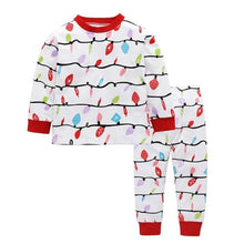 Load image into Gallery viewer, Family Christmas Pajama Family Matching Clothes Mummy Dress Daughter Clothes Set Newborn Baby Romper