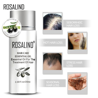 ROSALIND 20ml Keratin Treatment Hair Serum Hair Treatment Mask Keratin for Hair Nourish Scalp Repair Dry Damage Hair Care