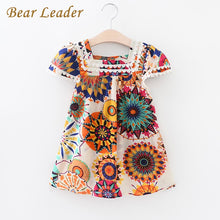 Load image into Gallery viewer, Bear Leader Girls Dress 2017 New Summer Style Girl Clothes Sleeveless Sunflower Print Design China Dresses Children Clothes 3-7Y