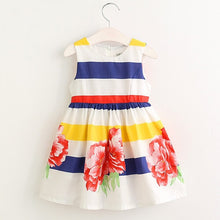 Load image into Gallery viewer, Bear Leader Girls Dress 2017 New Summer Style Girl Clothes Sleeveless Sunflower Print Design China Dresses Children Clothes 3-7Y