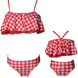 Bear Leader mother and daughter swimsuit mommy and me swimwear family matching clothes outfits look mom  baby dresses clothing