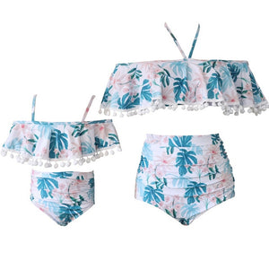 Bear Leader mother and daughter swimsuit mommy and me swimwear family matching clothes outfits look mom  baby dresses clothing