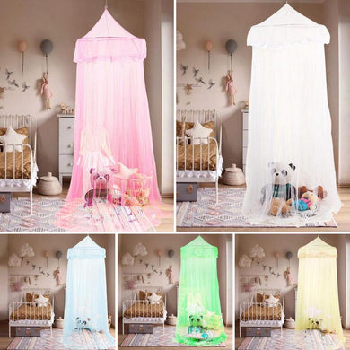 Simple Hanging Canopy Kid Baby Bed Mosquito Net Dome Playing Floor Bedcover Colorful Bed Mosquito Nets for Baby Kids Children