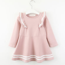 Load image into Gallery viewer, Bear Leader Girls Dress 2018 New Autumn Kids Clothes Long Sleeve O-neck Striped Bunny Rabbit Appliques Design for Girls Dresses