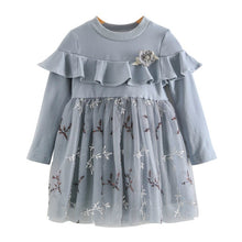 Load image into Gallery viewer, Bear Leader Girls Dress 2018 New Autumn Kids Clothes Long Sleeve O-neck Striped Bunny Rabbit Appliques Design for Girls Dresses