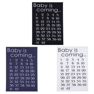 Baby Birth Souvenir T-shirt DIY Fabric Patches for Pregnant Women T-Shirts Baby is Coming Baby Birth Countdown Cloth Accessories